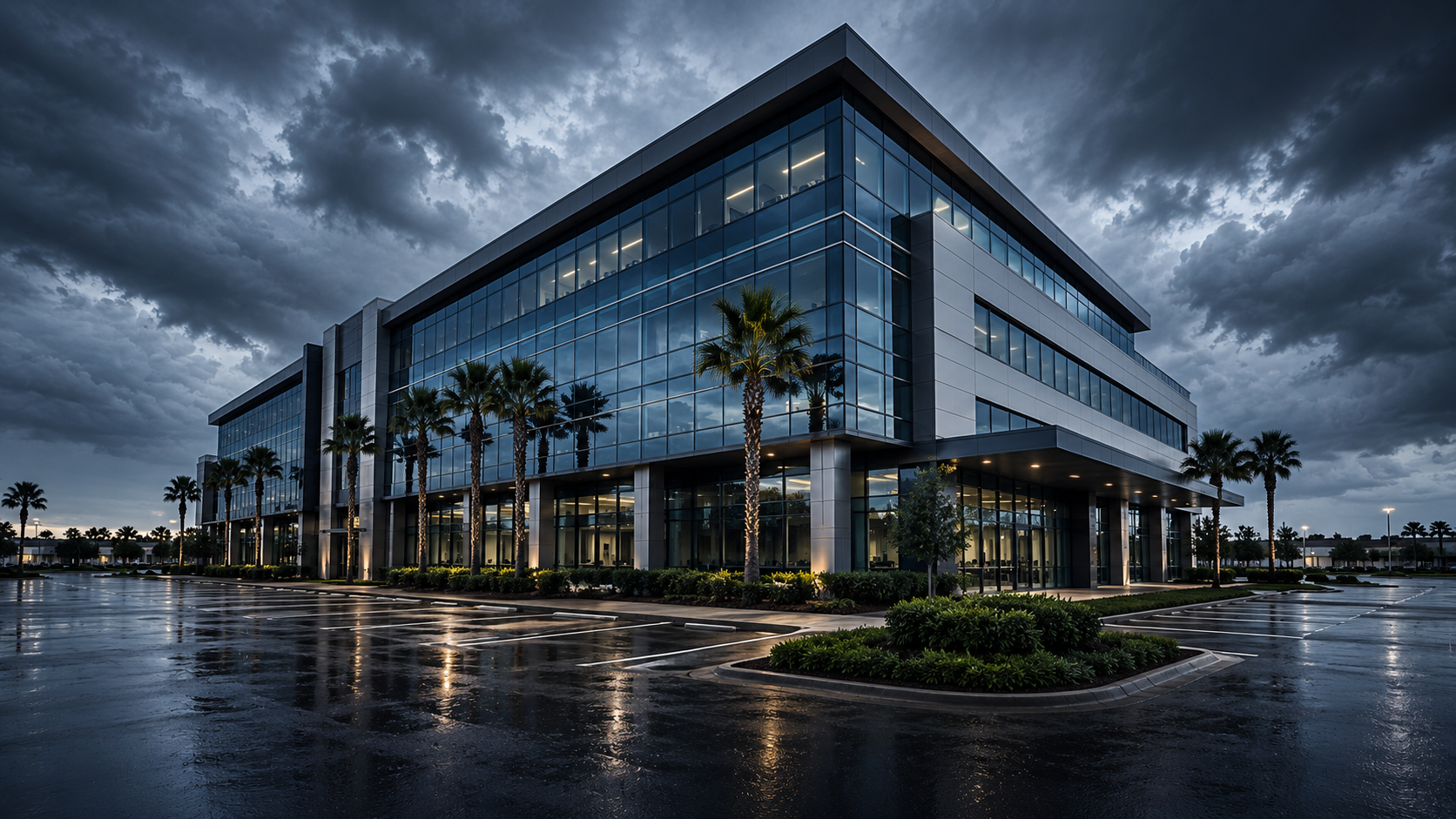 Commercial building assessed during due-diligence inspection